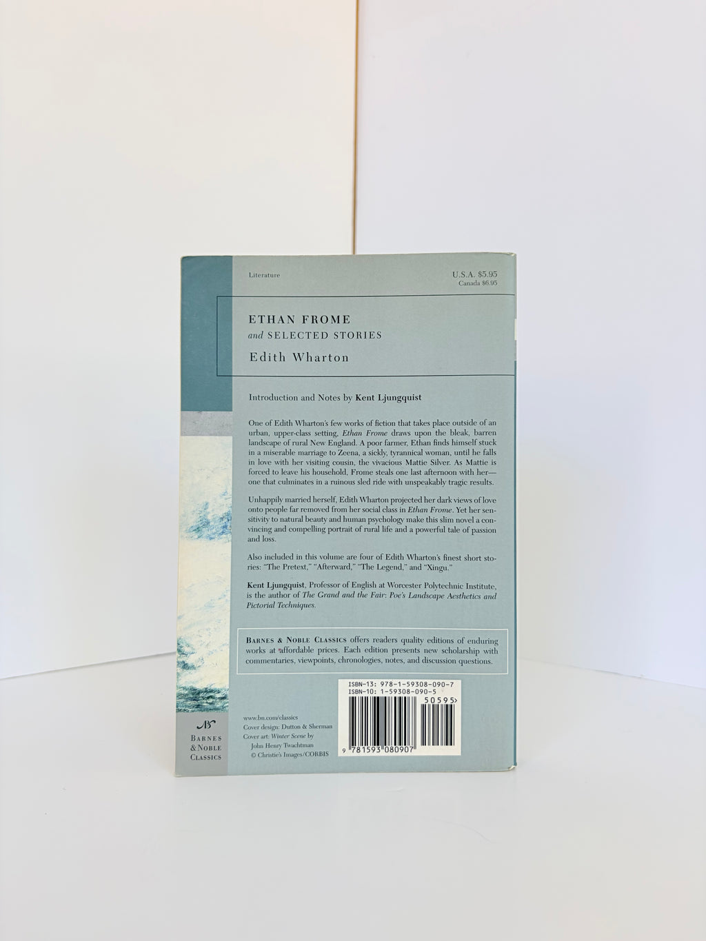 Ethan Frome and Selected Stories by Edith Wharton (2004, Barnes & Noble Classics Series) Condition: Good