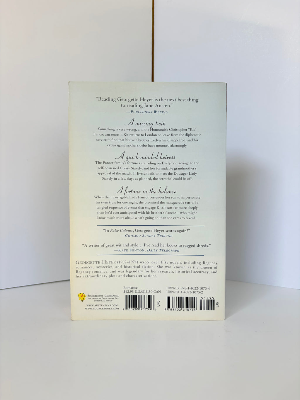 False Colours by Georgette Heyer (2008, Reprint)