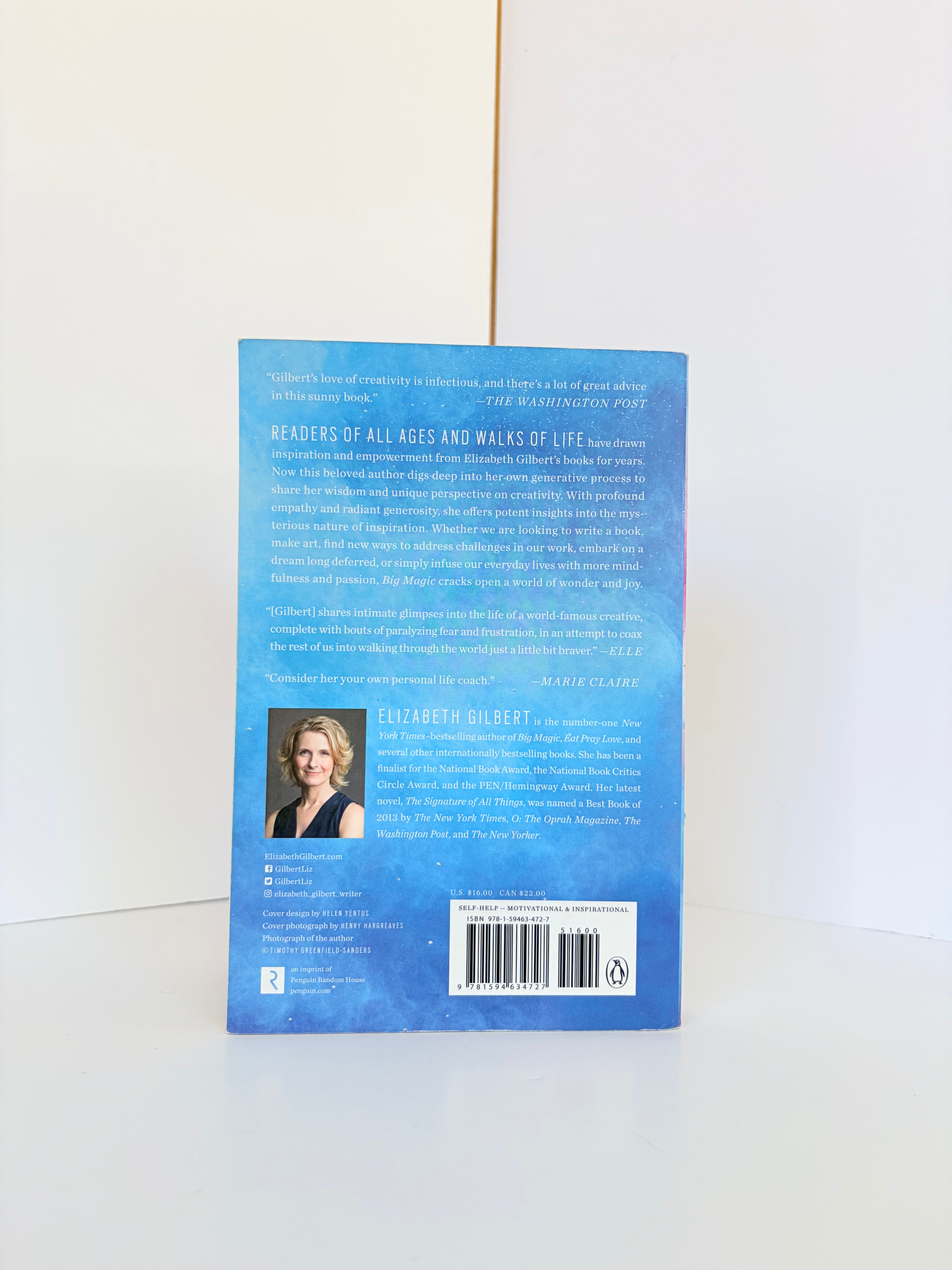 Big Magic by Elizabeth Gilbert (2016, Reprint)