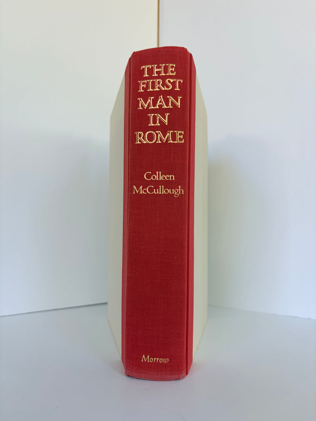 The First Man in Rome (Masters of Rome #1) by Colleen McCullough (1990, First edition)